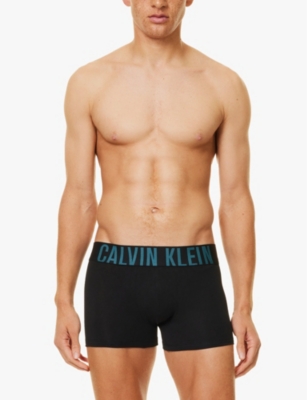 CALVIN KLEIN: Intense Power pack-of-three stretch-cotton trunks