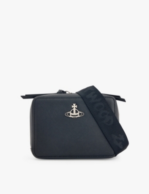 VIVIENNE WESTWOOD: Melih logo-plaque faux-leather camera bag