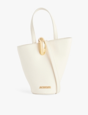 Jacquemus Womens Light Ivory Le Petit Bambola Small Leather Top-handle Bag In Light Ivory