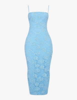eva embroidered maxi dress Biarritz Dress