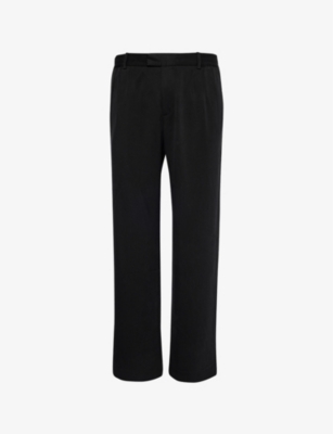 Represent Mens Jet Black Resort Woven Trousers