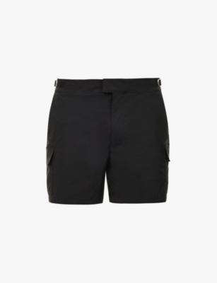 REPRESENT: Cargo buckle-epaulettes swim shorts