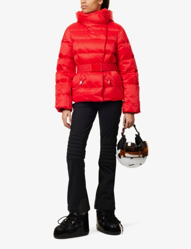 Bea Hooded Shell-Down Jacket