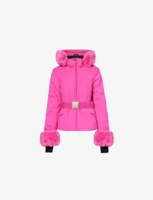 GOLDBERGH: Giselle hooded regular-fit stretch-woven down jacket