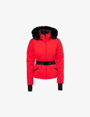 GOLDBERGH: Hida Faux Fur-Hood Stretch Ski Jacket