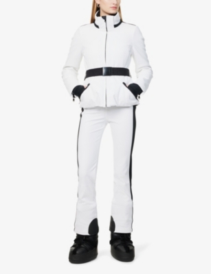 GOLDBERGH WOMENS GOLDBERGH HIDA FAUX FUR-HOOD STRETCH SKI JACKET