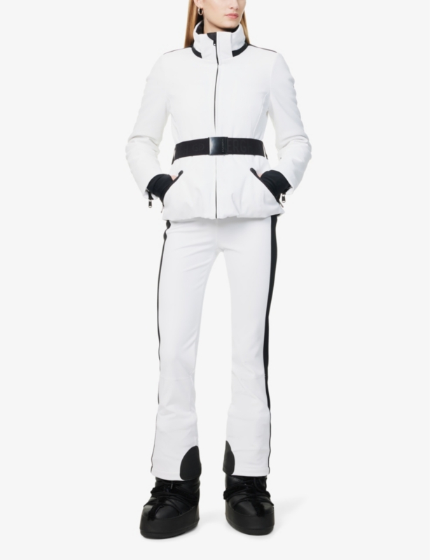 Hida Faux Fur-Hood Stretch Ski Jacket