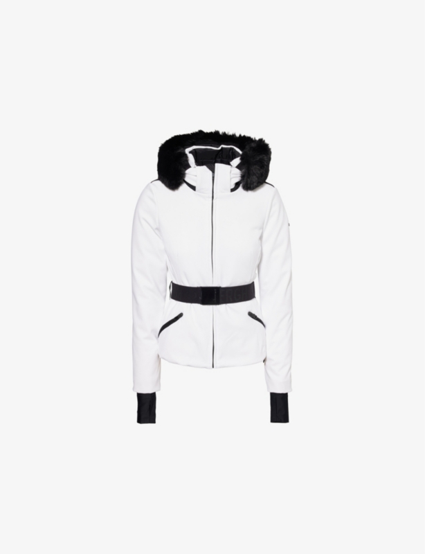 Hida Faux Fur-Hood Stretch Ski Jacket
