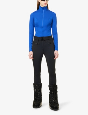 Serena High-Neck Stretch-Woven Ski Sweatshirt