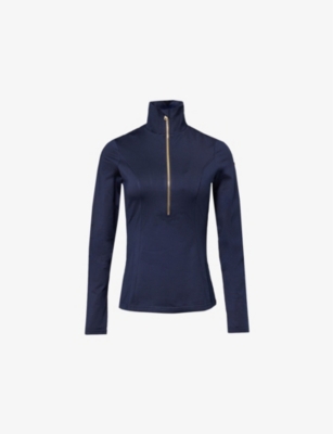 GOLDBERGH: Serena High-Neck Stretch-Woven Ski Sweatshirt
