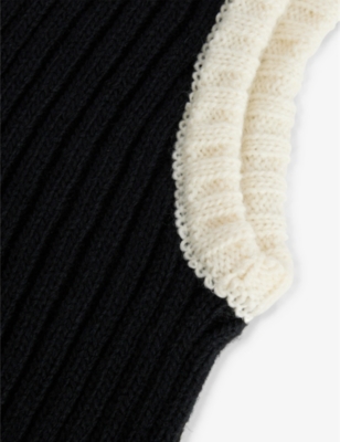 GOLDBERGH: Margot ribbed knitted balaclava