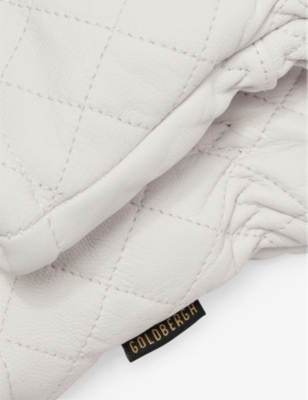 GOLDBERGH: Nishi quilted leather gloves