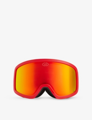 Goldbergh Womens Goodlooker Polycarbonate Ski Googles 4460 Flam In 4460 Flame