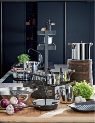 Alessi Edo Cookware Set In Silver