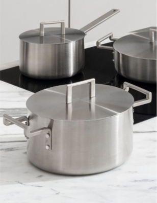 Alessi Silver Convivio Stainless-steel Casserole Dish 3.1l In Silver