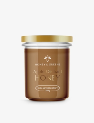 HONEY & GREENS: Honey & Greens British apple orchard honey 240g