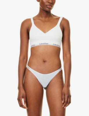 CALVIN KLEIN: Modern low-rise stretch-cotton thong