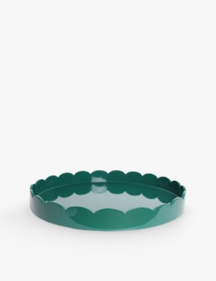 ADDISON ROSS LONDON: Scallop lacquered tray 50cm