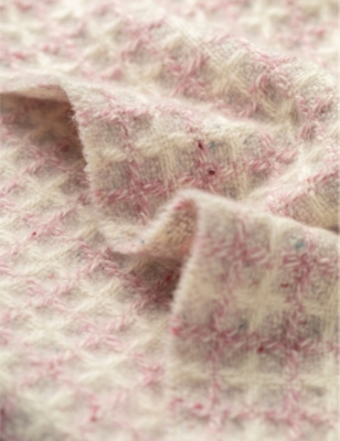 JOHNSTONS OF ELGIN: Donegal baby cashmere blanket 90cm x 60cm