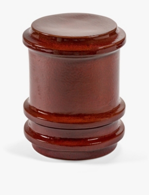 Serax Pawn By Marie Michielssen Stoneware Side Table 44.5cm In Venetian Red
