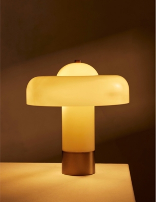SOHO HOME: Giovanni moulded-glass table lamp