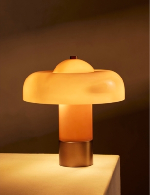 SOHO HOME: Giovanni moulded-glass table lamp