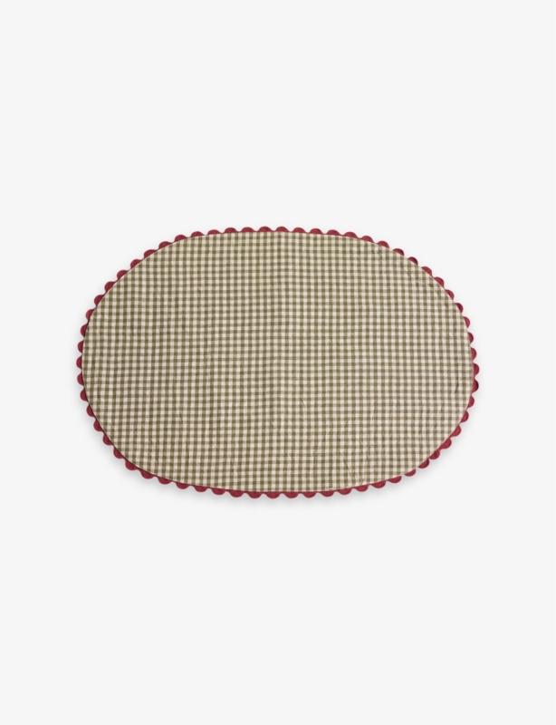 Munro checked linen and cotton placemats set of four