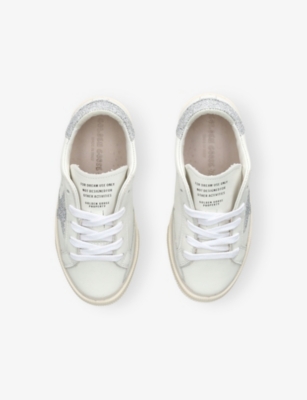 GOLDEN GOOSE: Kids' May Leather Low-Top Trainers