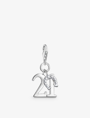 THOMAS SABO: Charm Club Lucky Number 21 sterling-silver charm