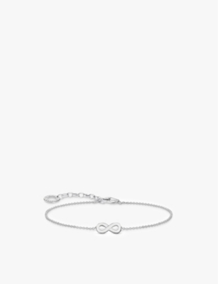 Thomas Sabo Womens 925 Sterling Silver Infinity Sterling-silver Bracelet In 925 Sterling Silver