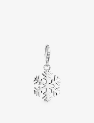 Thomas Sabo Womens 925 Sterling Silver Charm Club Snowflake Sterling-silver In 925 Sterling Silver