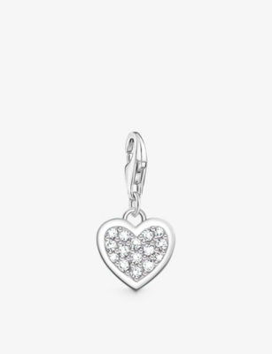 THOMAS SABO: Charm Club Glitter Heart sterling-silver and zirconia charm