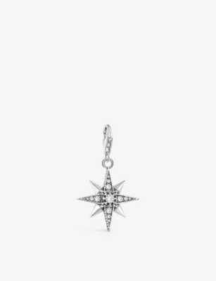 THOMAS SABO: Royalty Star sterling-silver and cubic zirconia pendant charm