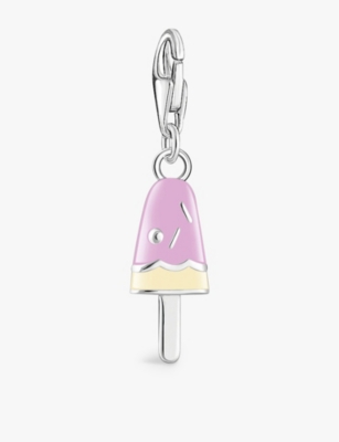 Thomas Sabo Womens Silver & Enamel Popsicle 925 Sterling-silver, Enamel And Zirconia Pendant Charm In Silver & Enamel