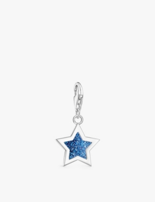 THOMAS SABO: Star 925 sterling-silver and enamel pendant charm