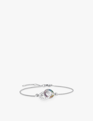 THOMAS SABO: Together 925 sterling-silver and coloured-zirconia pendant bracelet