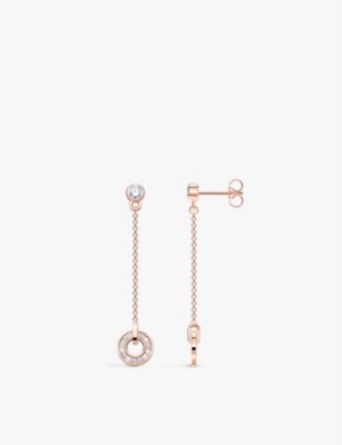 Thomas Sabo Orecchini In Argento Sterling Con Zirconia Cubica – Modello CR681-051-14, Gioielli Eleganti Per Donna, Regalo Perfetto