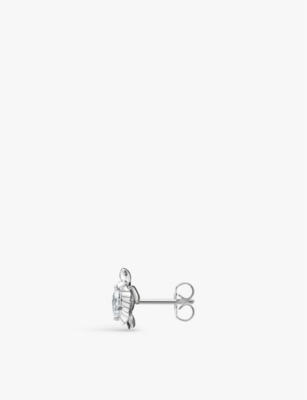 Thomas Sabo Womens  Turtle 925 Sterling-silver And Zirconia Single Stud Earring In 925 Silver & Cz