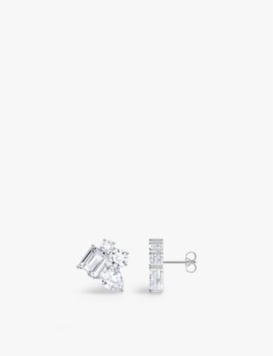 Thomas Sabo Womens  Pure Glamour 925 Sterling-silver And Zirconia Stud Earrings In 925 Silver & Cz