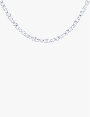 Thomas Sabo Womens  Sterling-silver And Zirconia Choker Necklace In 925 Silver & Cz