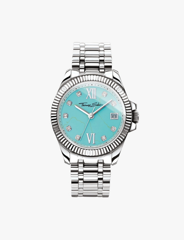 WA0317-201-215 stainless-steel and cubic zirconia quartz watch