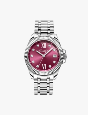 THOMAS SABO TAINLESS STEEL WA0405-201-209 DIVINE STAINLESS-STEEL QUARTZ WATCH 