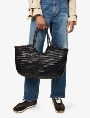 DRAGON DIFFUSION: Nantucket leather tote bag