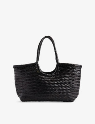 DRAGON DIFFUSION: Nantucket leather tote bag