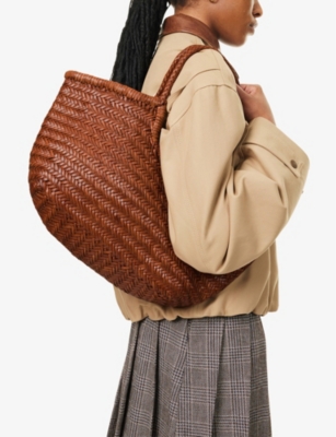 DRAGON DIFFUSION: Nantucket leather tote bag