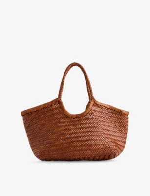 DRAGON DIFFUSION: Nantucket leather tote bag