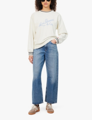 Citizen Of Humanity Citizens Of Humanity Womens Pacifica Miro Barrel-leg Relaxed-fit High-rise Denim Jeans In Pacifica