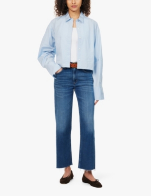 Palma straight-leg regular-fit high-rise denim jeans