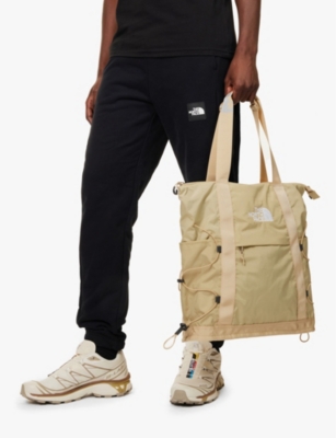 Shop The North Face Mens Borealis Brand-print Recycled-nylon Tote Bag Khaki Stone