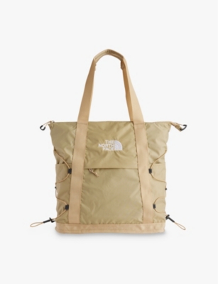 Shop The North Face Mens Borealis Brand-print Recycled-nylon Tote Bag Khaki Stone